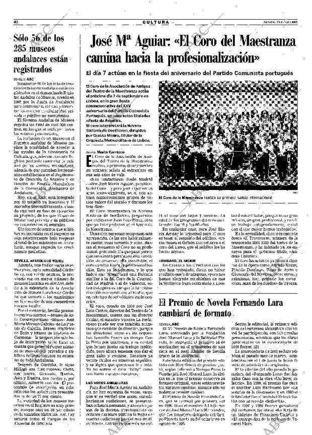 ABC SEVILLA 25-08-2001 página 42
