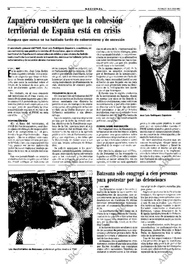 ABC MADRID 26-08-2001 página 18