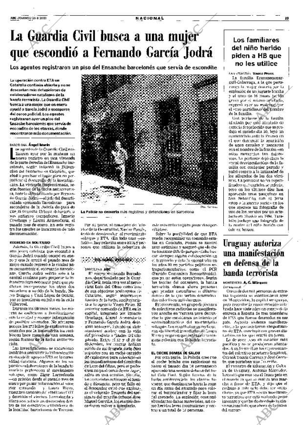 ABC MADRID 26-08-2001 página 19