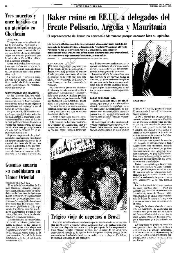 ABC MADRID 26-08-2001 página 28