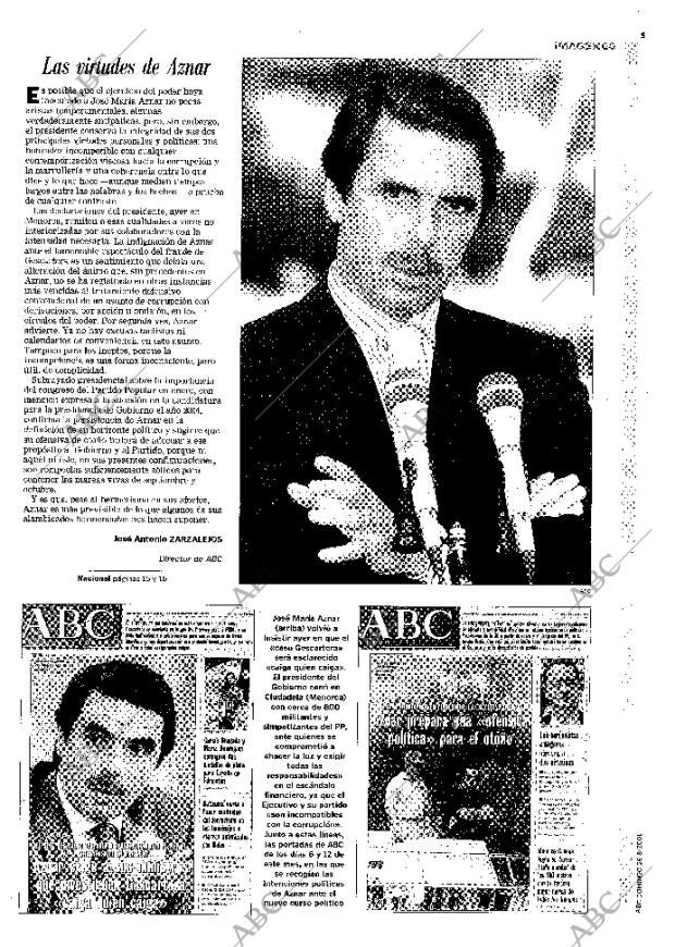 ABC MADRID 26-08-2001 página 5