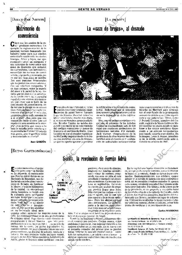 ABC MADRID 26-08-2001 página 68