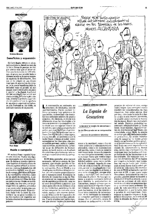 ABC MADRID 27-08-2001 página 11