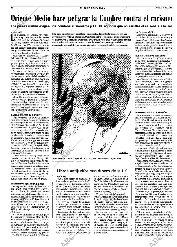 ABC MADRID 27-08-2001 página 26