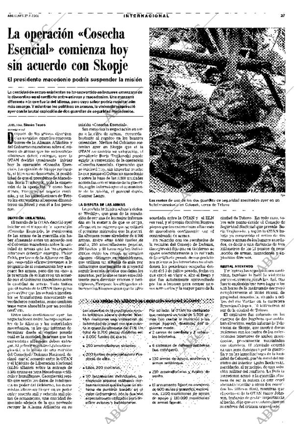 ABC MADRID 27-08-2001 página 27