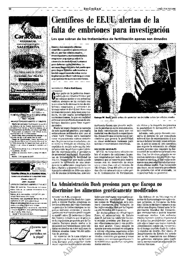 ABC MADRID 27-08-2001 página 32