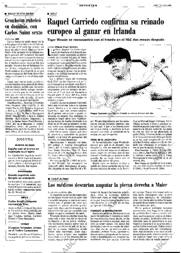 ABC MADRID 27-08-2001 página 52