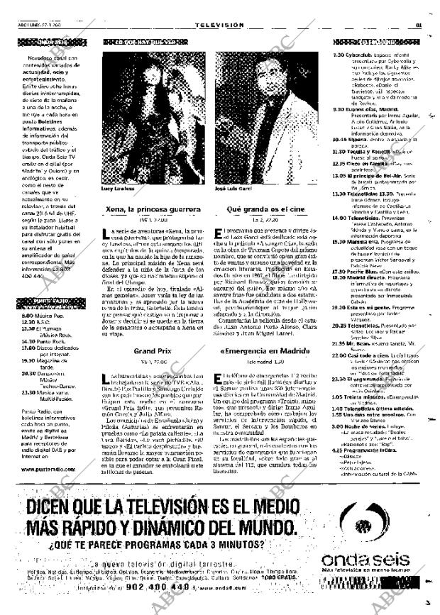 ABC MADRID 27-08-2001 página 81