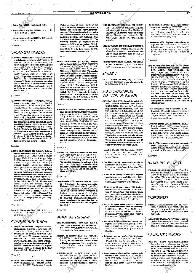 ABC SEVILLA 28-08-2001 página 67