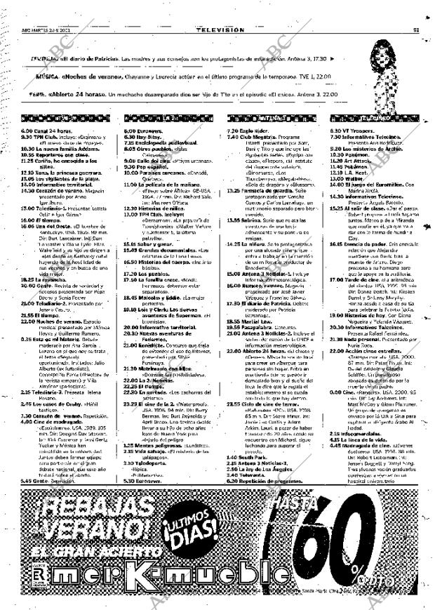ABC SEVILLA 28-08-2001 página 91