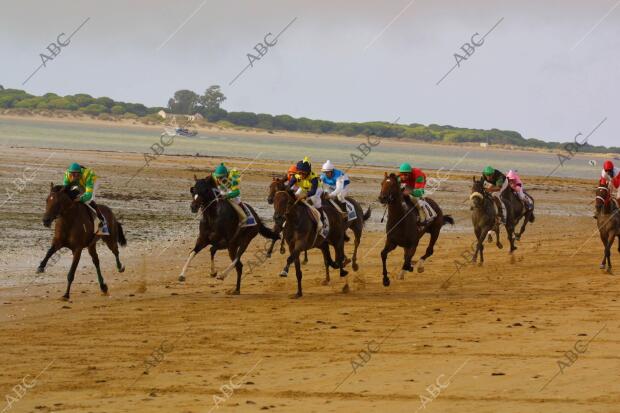 Jerez. 29-08-01. Alvaro Rivero. Carreras de Caballos en Sanlucar. Archjer