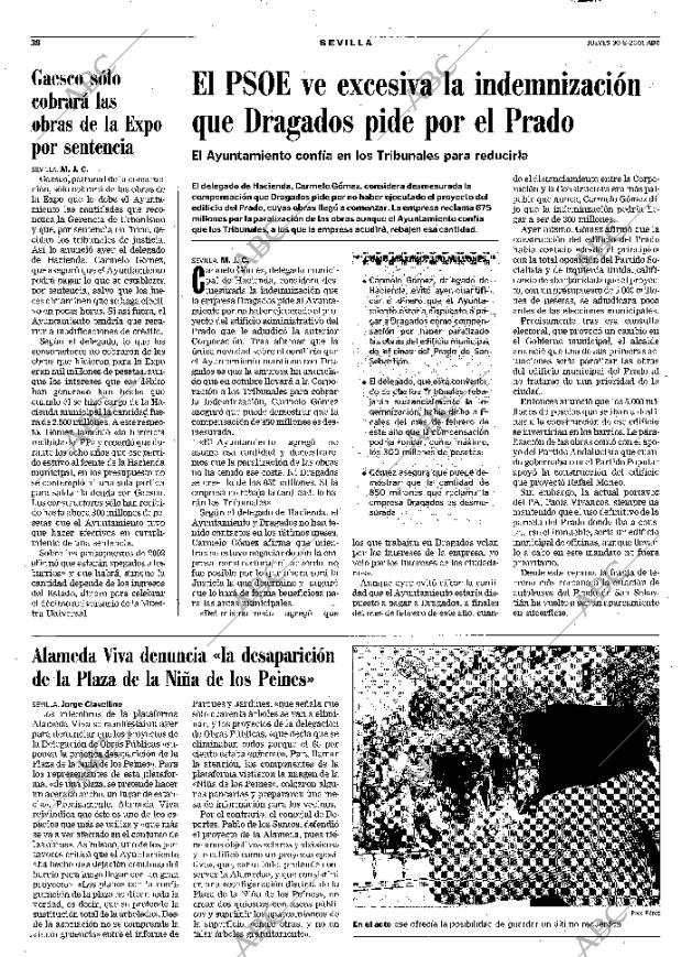 ABC SEVILLA 30-08-2001 página 38