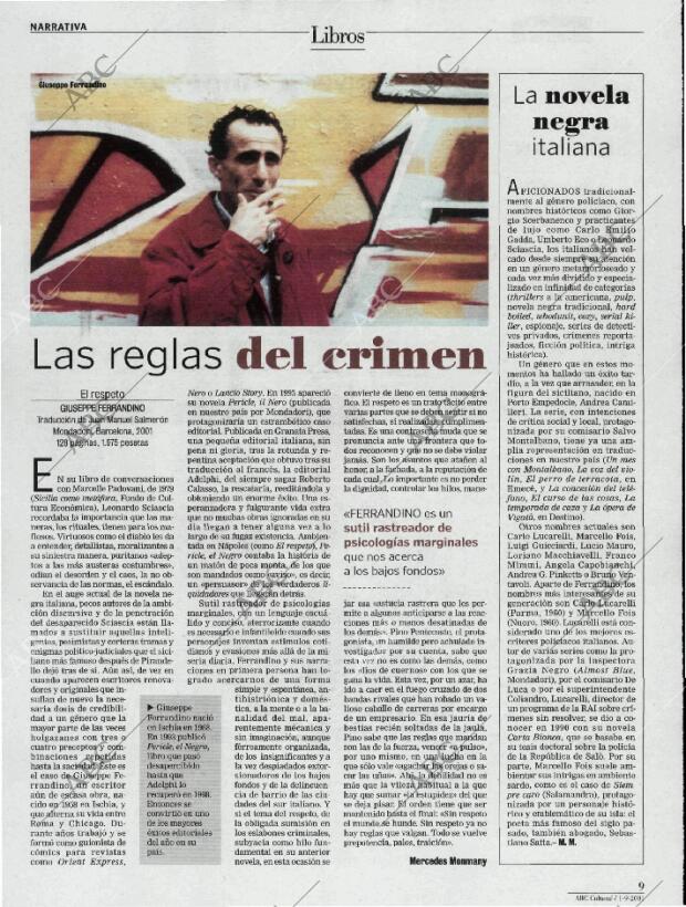 CULTURAL MADRID 01-09-2001 página 9