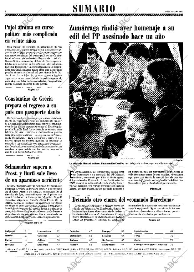 ABC MADRID 03-09-2001 página 2