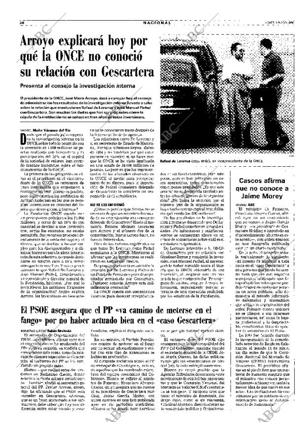 ABC MADRID 03-09-2001 página 20