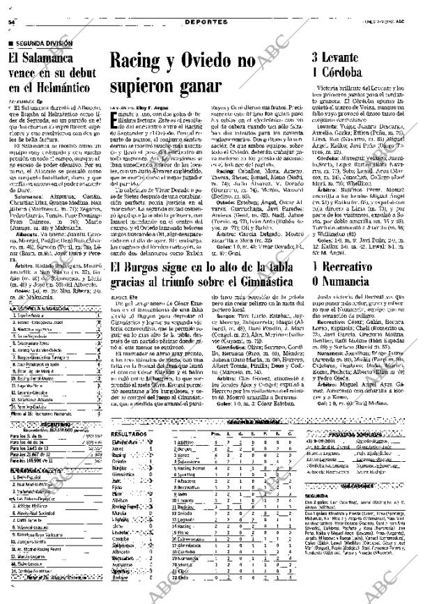 ABC MADRID 03-09-2001 página 54