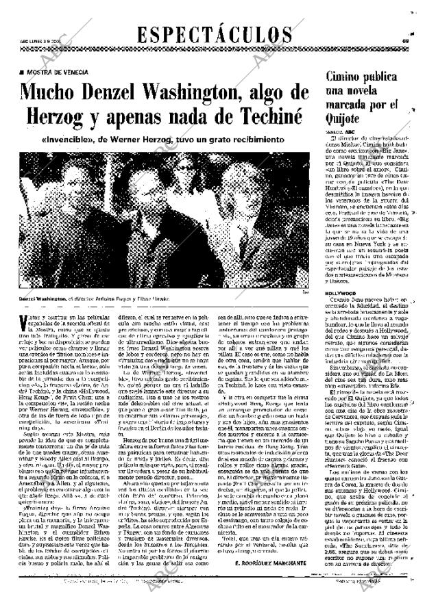 ABC MADRID 03-09-2001 página 69