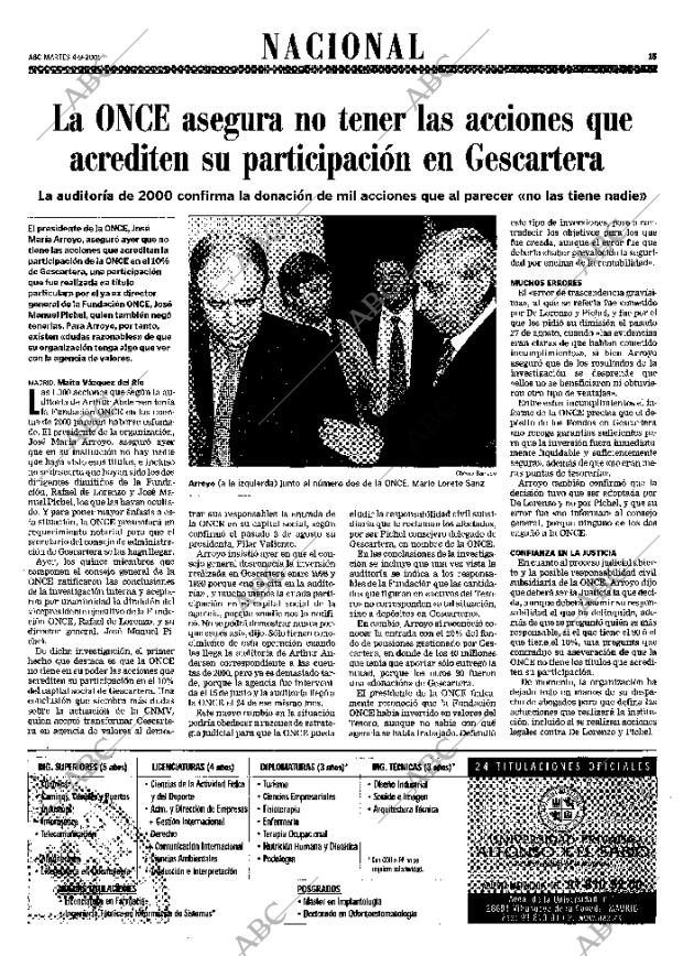 ABC MADRID 04-09-2001 página 15