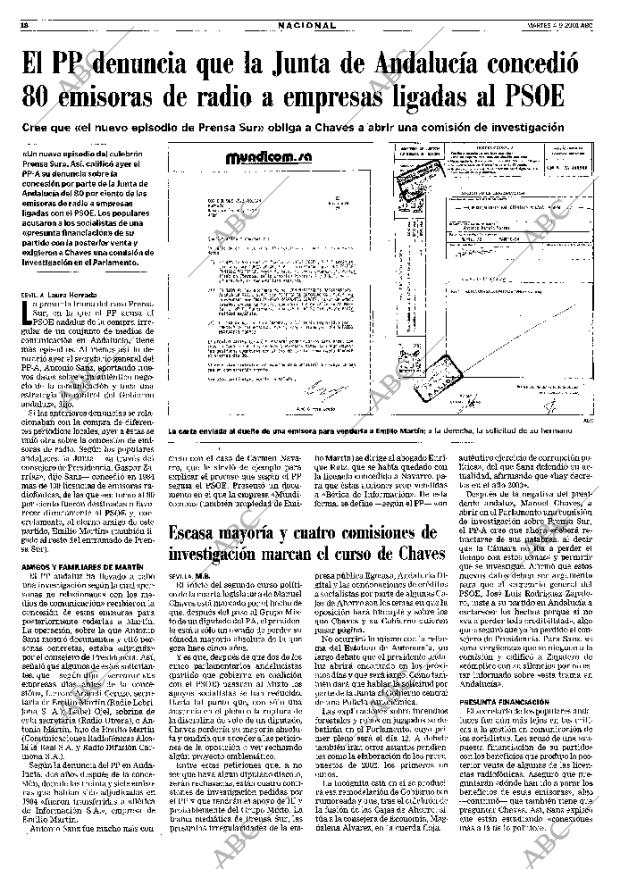 ABC MADRID 04-09-2001 página 18