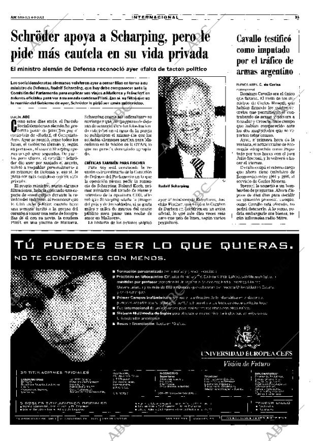 ABC MADRID 04-09-2001 página 33