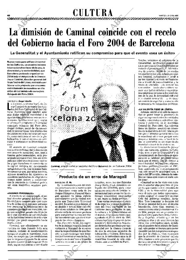 ABC MADRID 04-09-2001 página 40