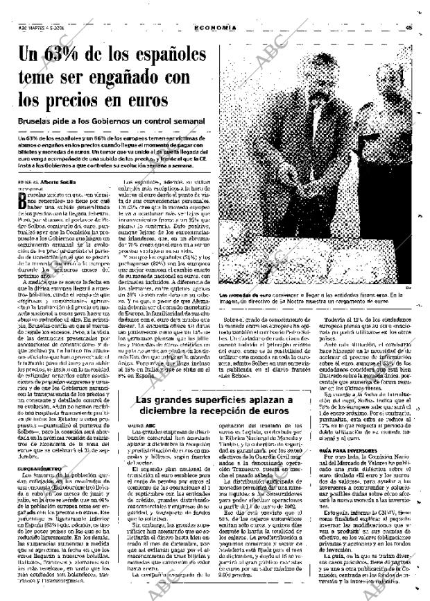 ABC MADRID 04-09-2001 página 45