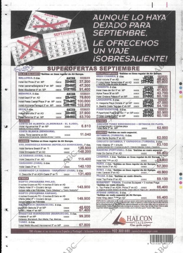ABC MADRID 04-09-2001 página 84