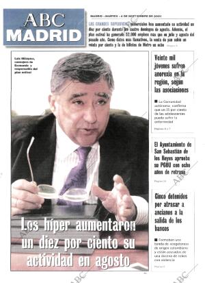 ABC MADRID 04-09-2001 página 85