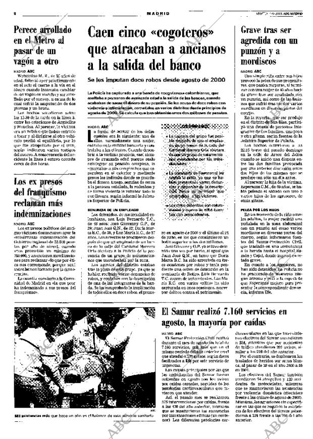 ABC MADRID 04-09-2001 página 92