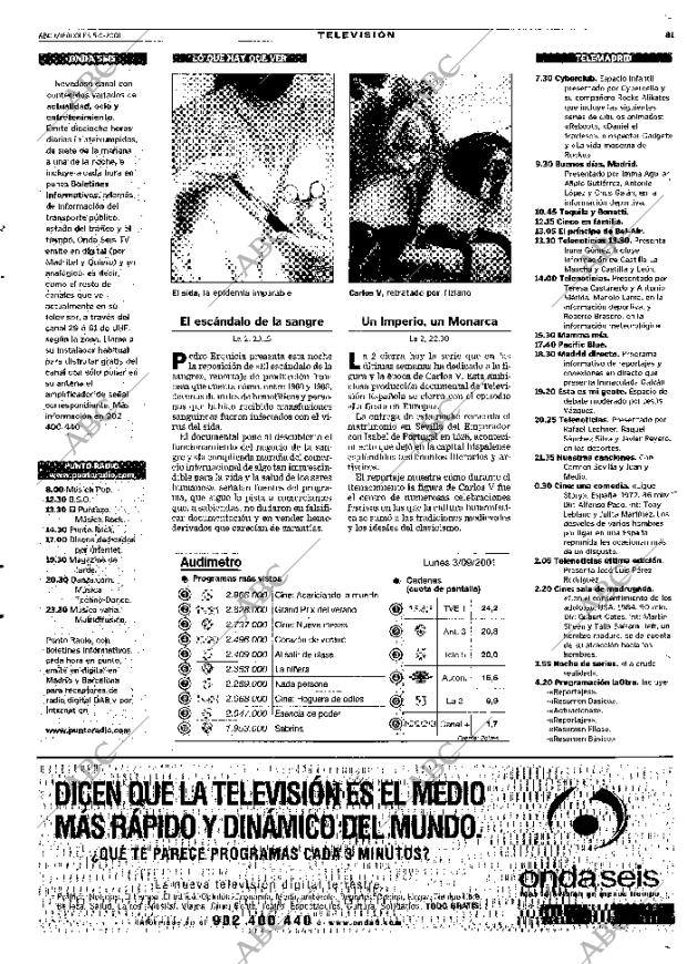 ABC MADRID 05-09-2001 página 81