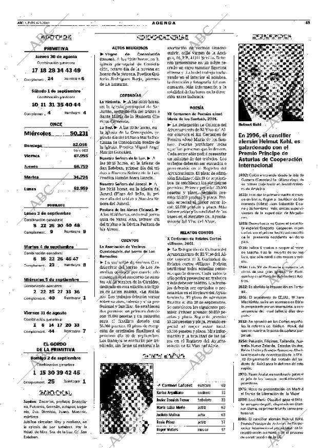 ABC SEVILLA 06-09-2001 página 43