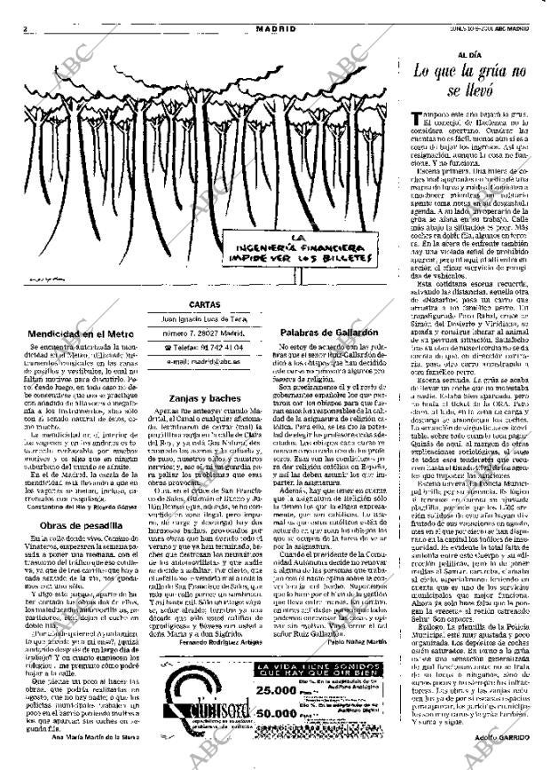 ABC MADRID 10-09-2001 página 86