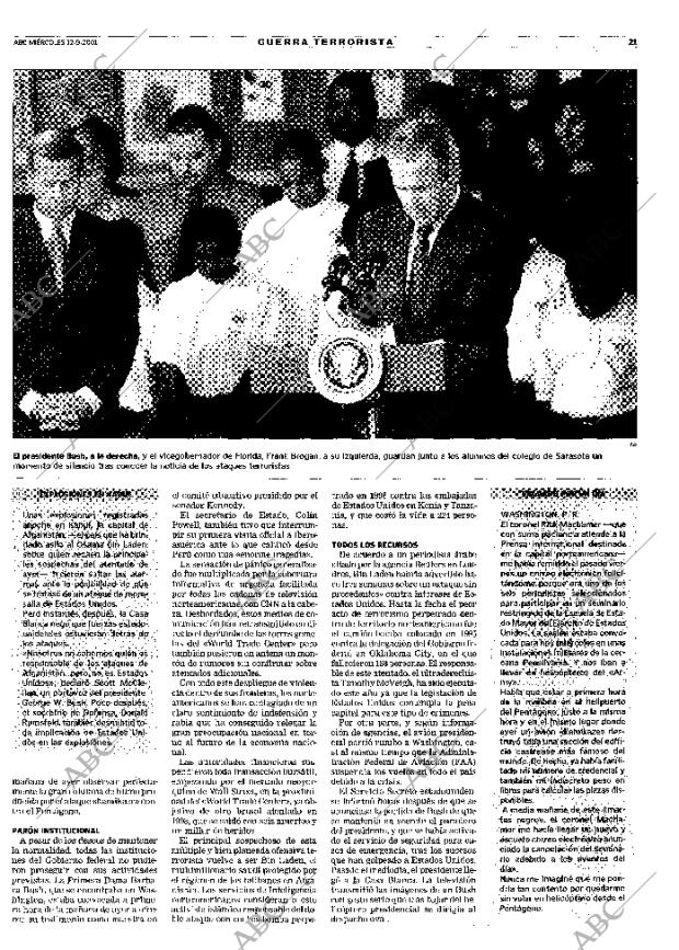 ABC MADRID 12-09-2001 página 21