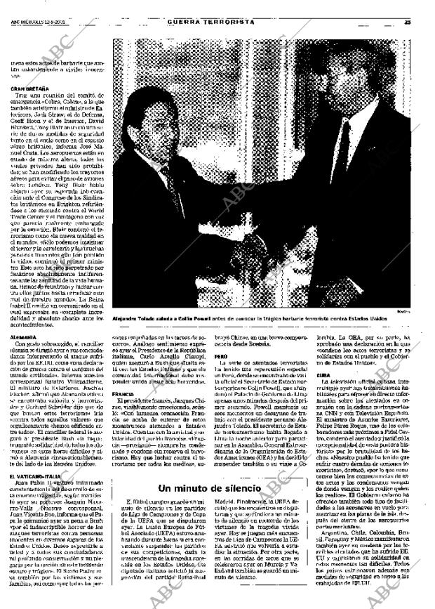 ABC MADRID 12-09-2001 página 25