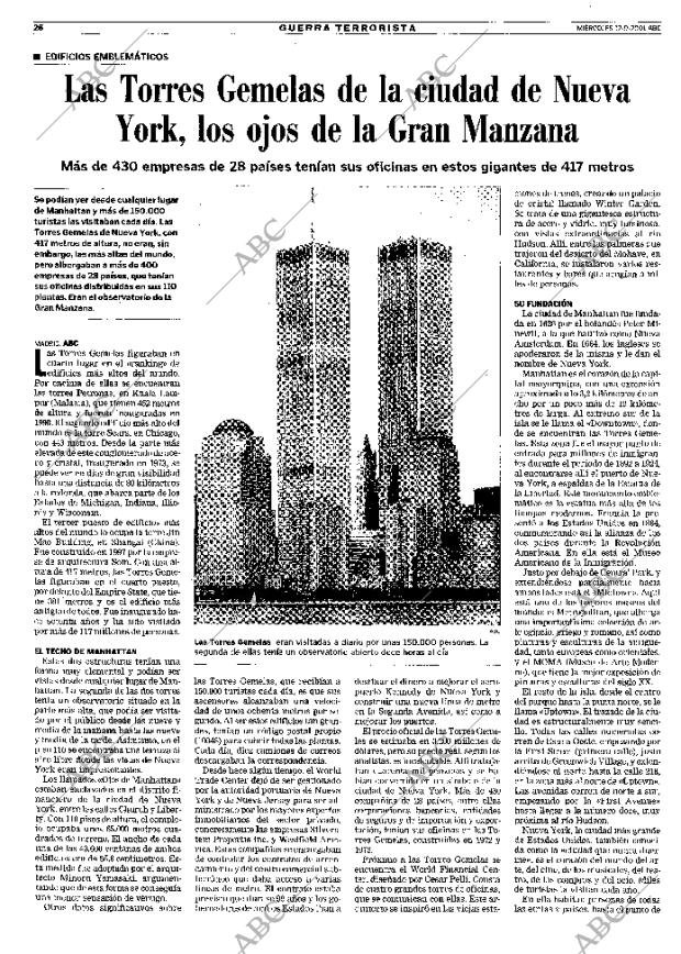 ABC MADRID 12-09-2001 página 26