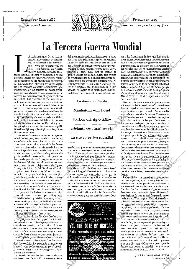 ABC MADRID 12-09-2001 página 3