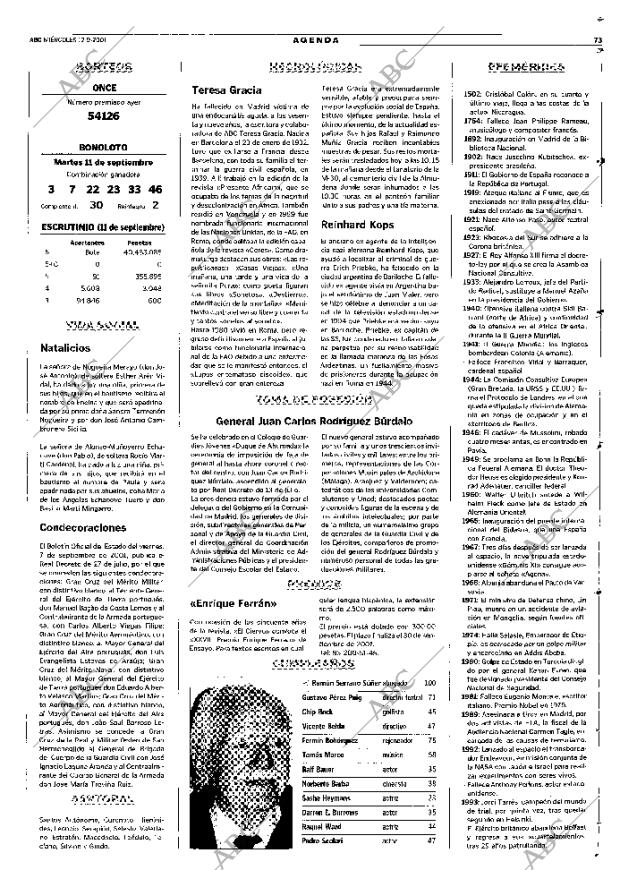 ABC MADRID 12-09-2001 página 73