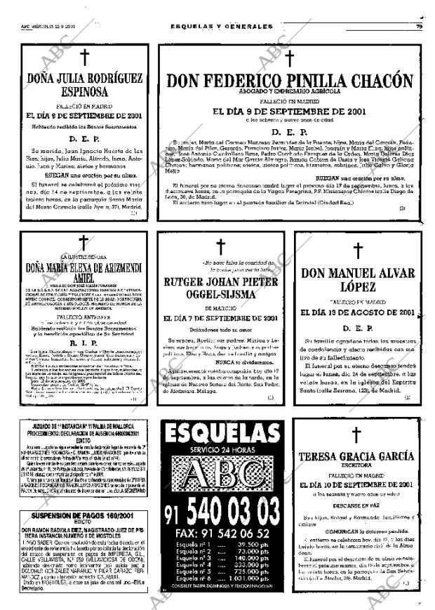 ABC MADRID 12-09-2001 página 79