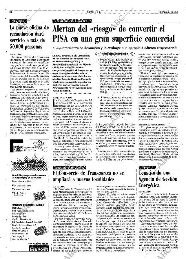 ABC SEVILLA 13-09-2001 página 54