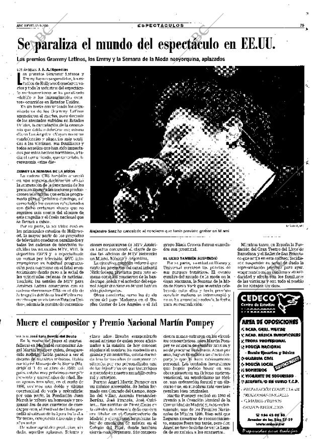 ABC SEVILLA 13-09-2001 página 75