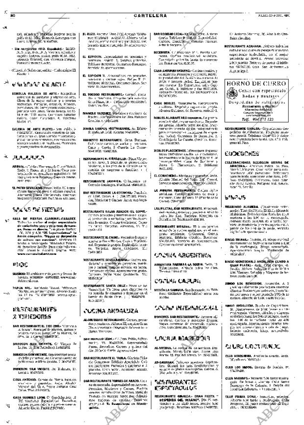 ABC SEVILLA 13-09-2001 página 80