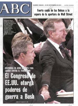 ABC MADRID 15-09-2001 página 1