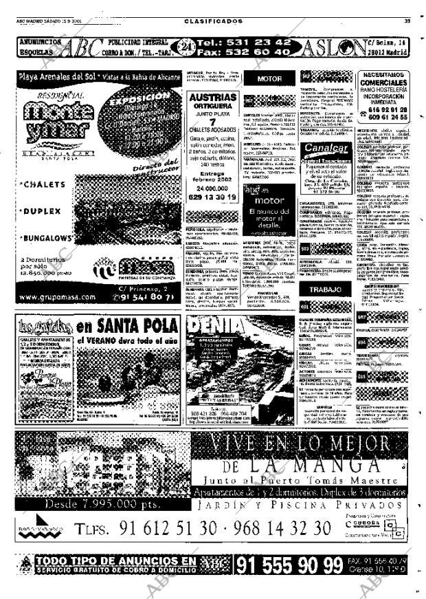 ABC MADRID 15-09-2001 página 117