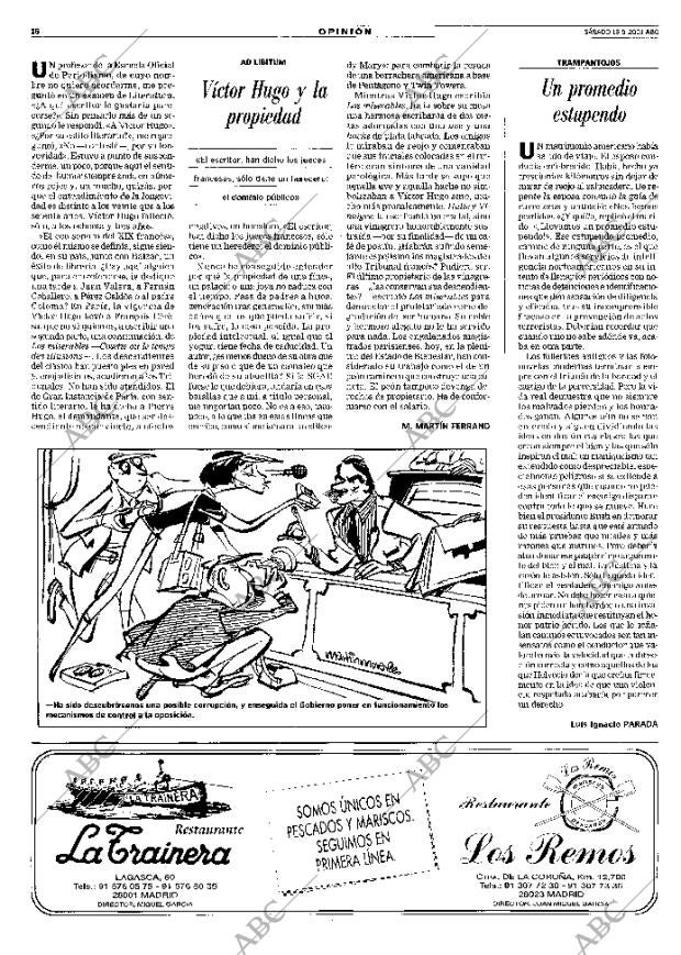 ABC MADRID 15-09-2001 página 16