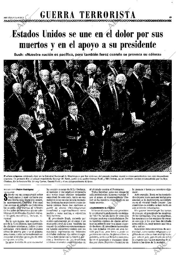 ABC MADRID 15-09-2001 página 19