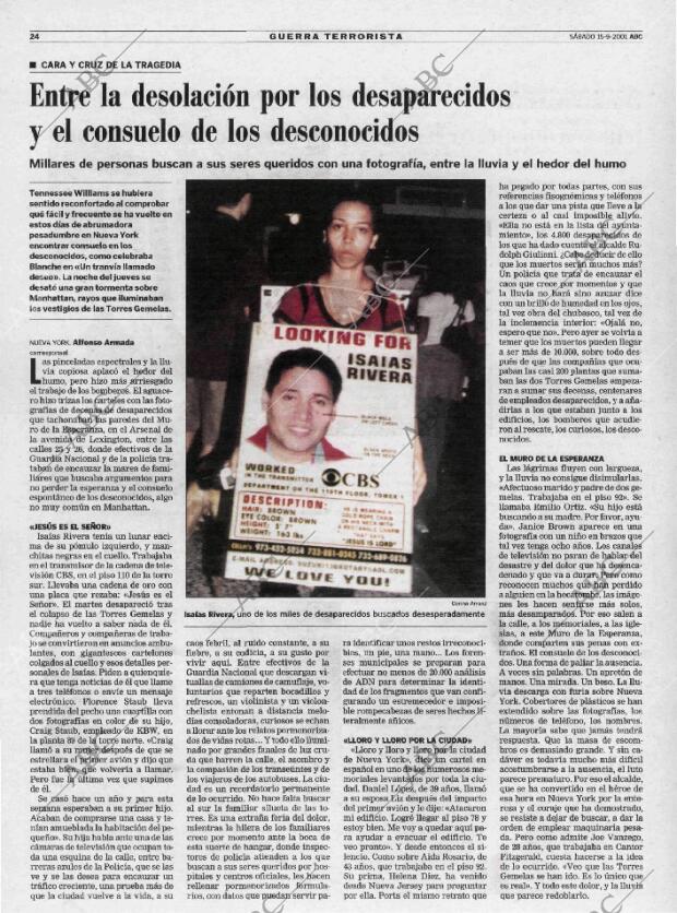 ABC MADRID 15-09-2001 página 24