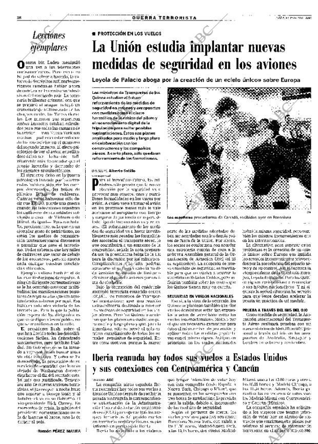 ABC MADRID 15-09-2001 página 38