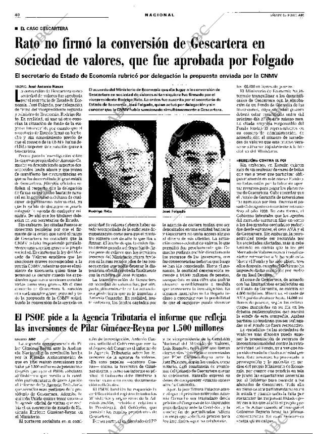 ABC MADRID 15-09-2001 página 40