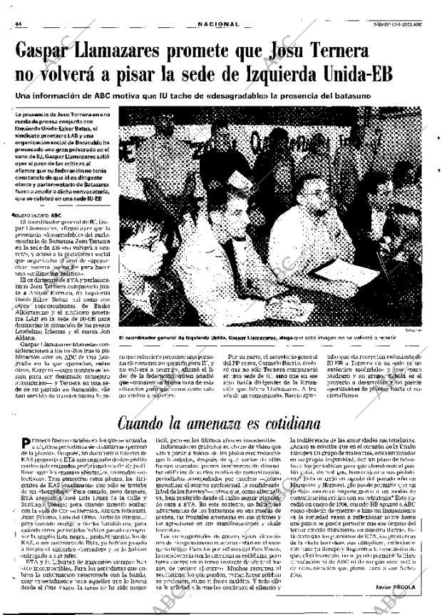 ABC MADRID 15-09-2001 página 44