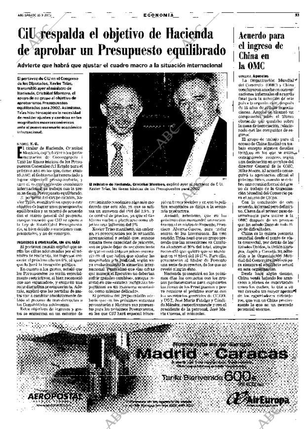 ABC MADRID 15-09-2001 página 53